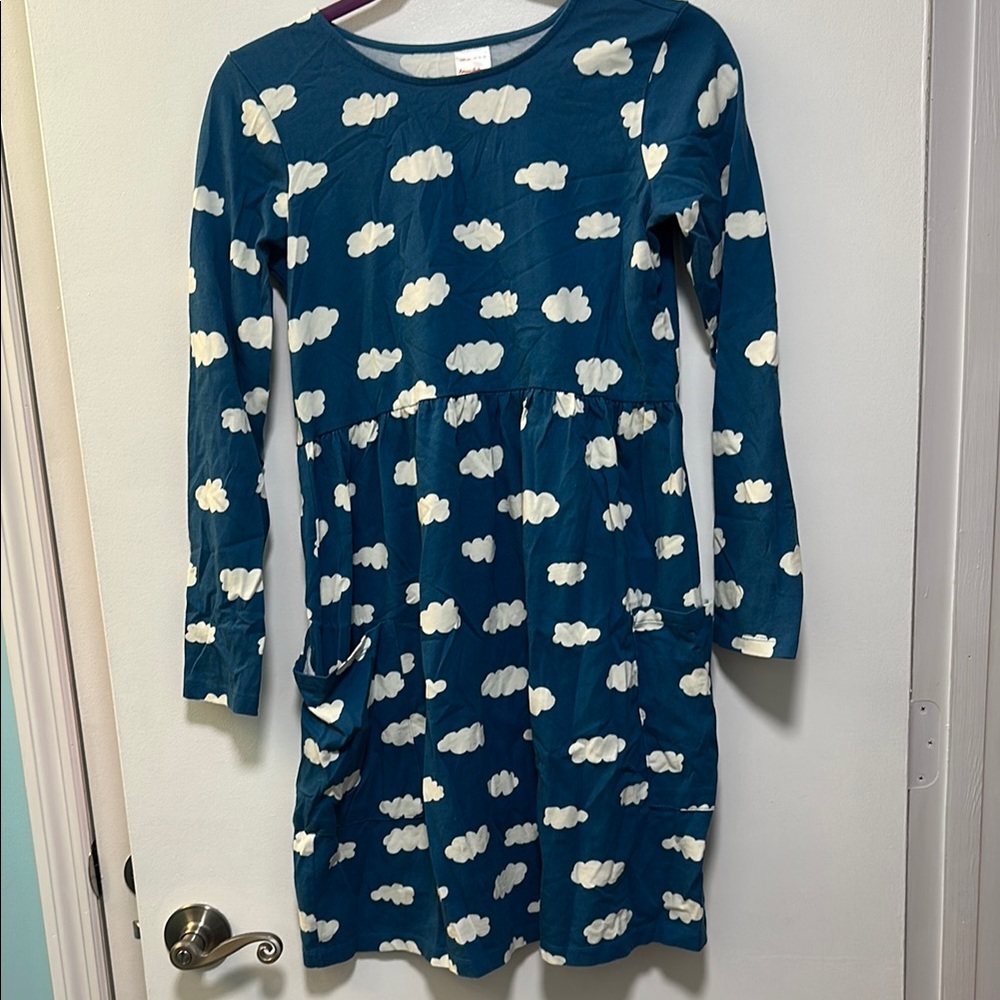 Girls Hanna Andersson long sleeve dress size 14-16
